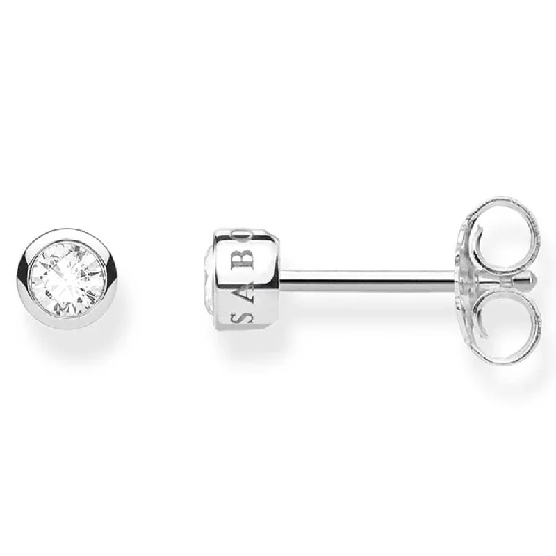 Thomas Sabo Silver 4mm Stud Earrings H1962-051-14