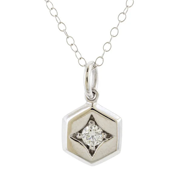 Hex Diamond Necklace- Heirloom by Doyle & Doyle