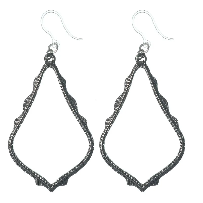 Large Chandelier Dangles Hypoallergenic Earrings for Sensitive Ears Made with Plastic Posts