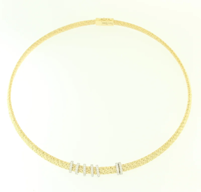 Piero Milano GOA Gold & Diamond Necklace