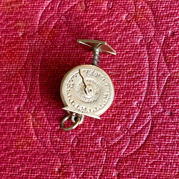 Vintage Mechanical Scale Charm