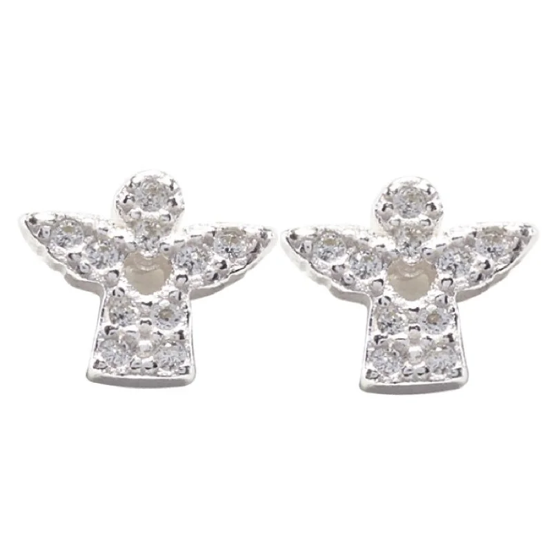 Sterling Silver Angel Earrings