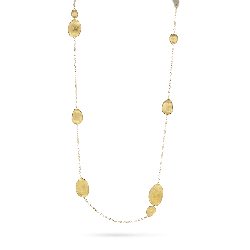 Marco Bicego 18K Yellow Gold Lunaria Necklace Long