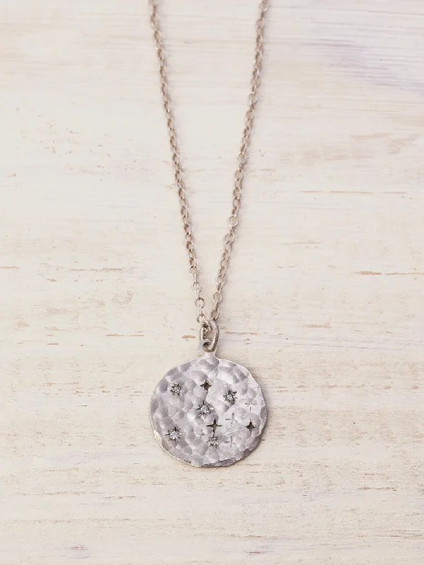 Starry Night Cosmic Diamond Necklace