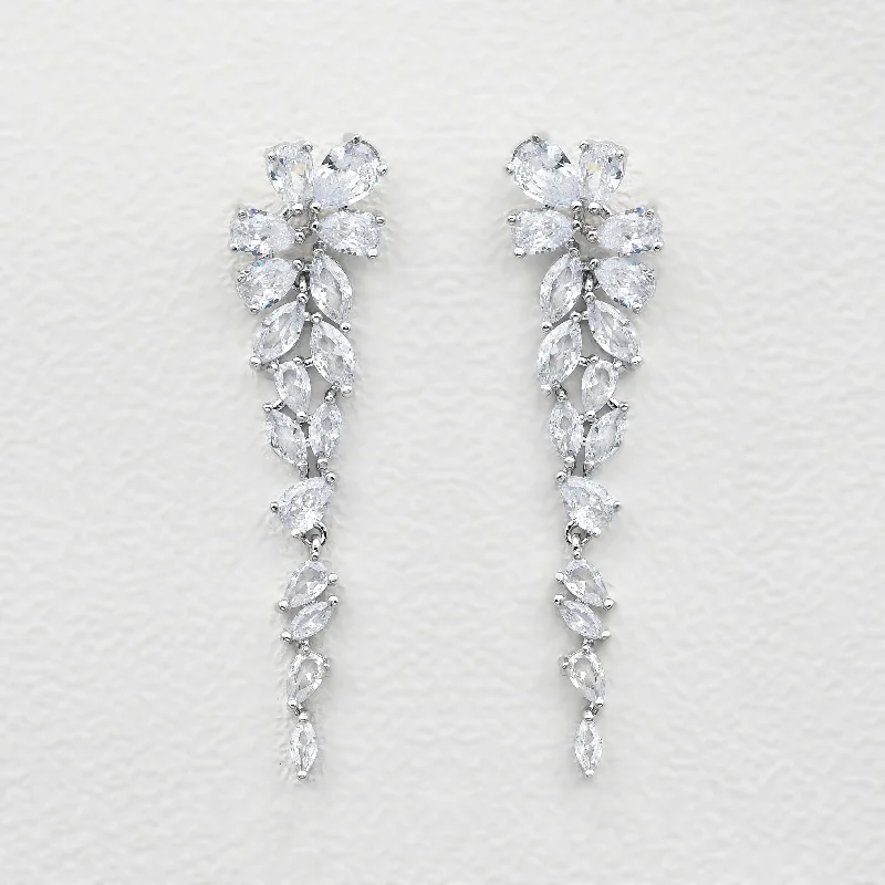 Simulated Diamond Classic Earrings