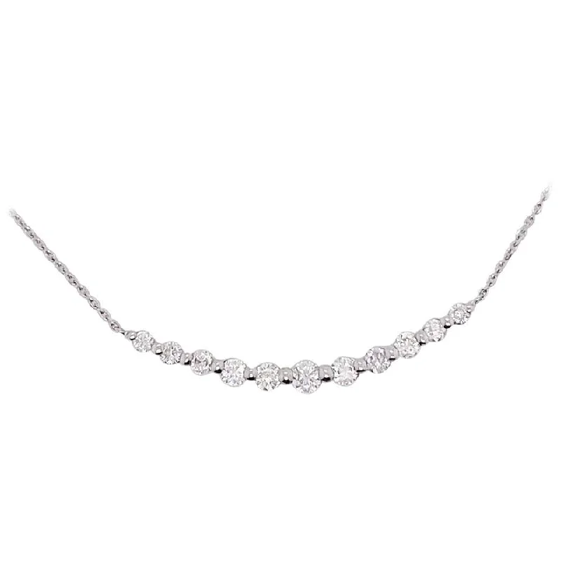 Diamond Bar Necklace