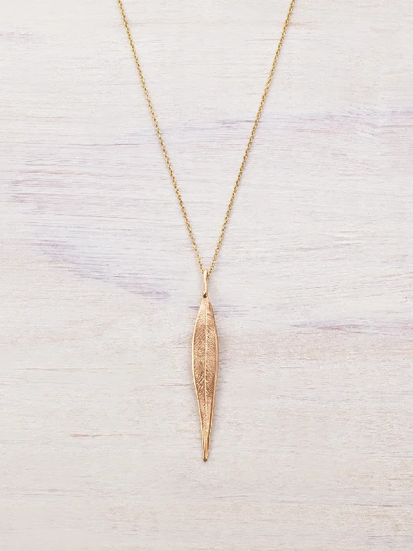 Fine Feather Necklace