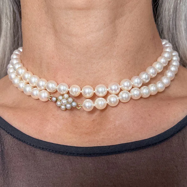 Vintage Cultured Pearl Necklace