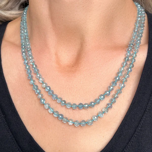 Vintage Aquamarine Necklace