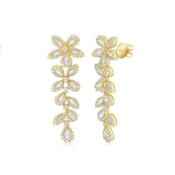 Diamond Drop Earrings