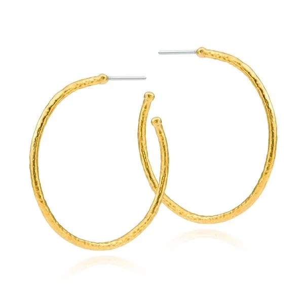 24K Hoop Earrings