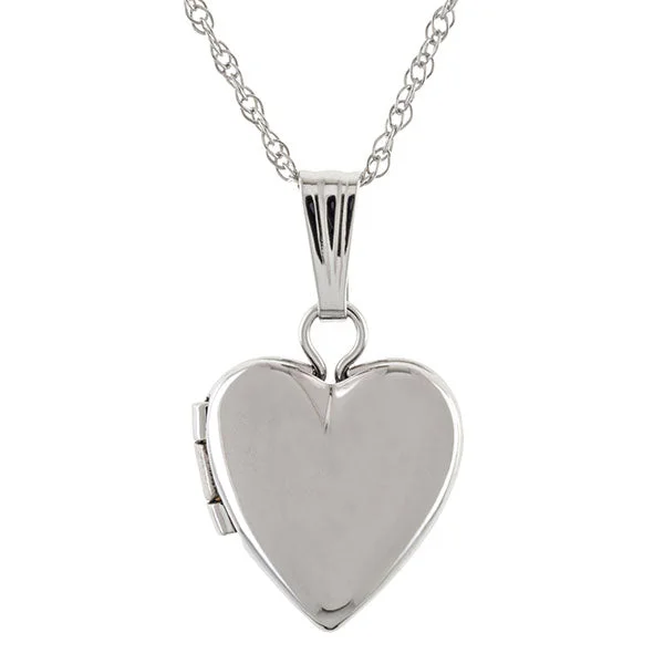 Petite Heart Locket Necklace