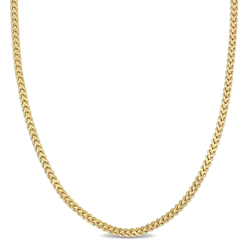 Mimi & Max 2.3mm Franco Link Necklace in 10k Yellow Gold, 24 in