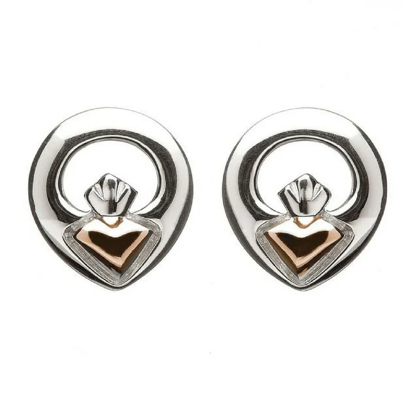 House of Lor Claddagh Stud Earrings H30014