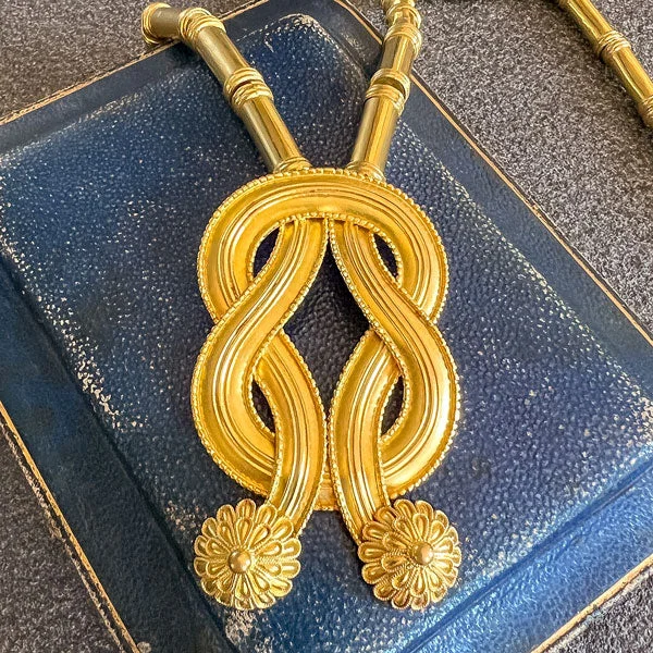 Vintage Lalaounis Knot Necklace