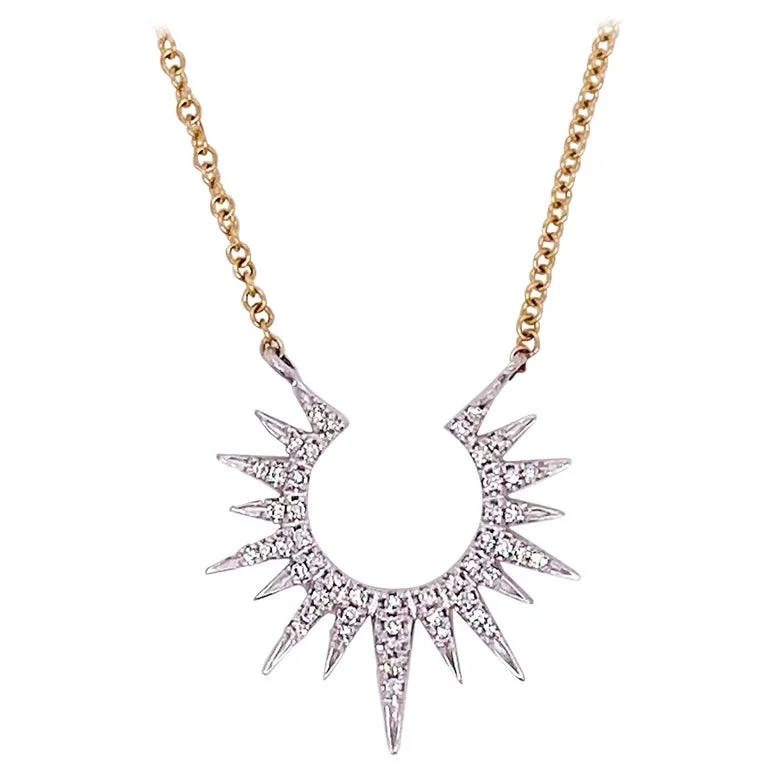 Sun Diamond Necklace