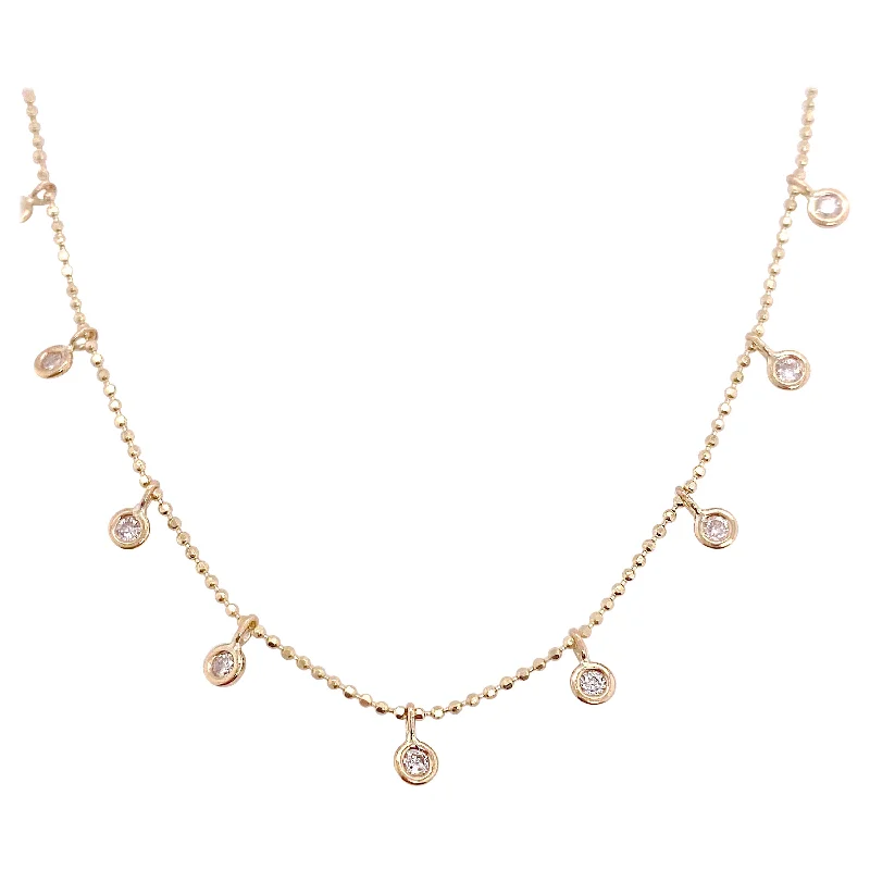 Dangle Diamonds by the Yard Necklace