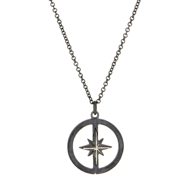 D&D Compass Rose Pendant, West 13th Collection, Doyle & Doyle