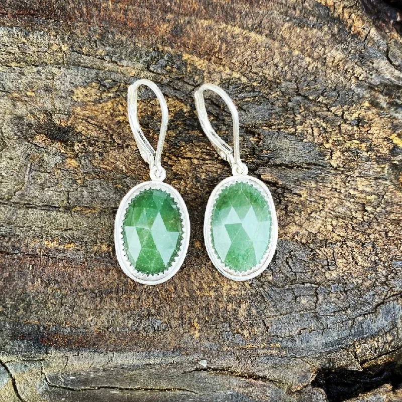 Green Aventurine Earrings // Ready to Ship