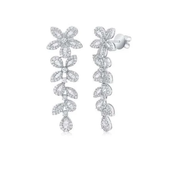 Diamond Drop Earrings