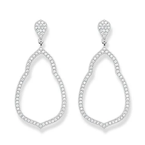 Thomas Sabo Glam And Soul Sterling Silver Fatima's Garden Earrings H1900-051-14