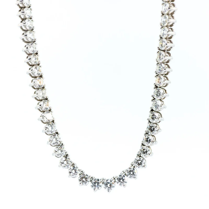 Yard of Diamonds Necklace