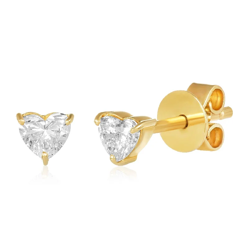 Heart Fancy Shape Diamond Studs