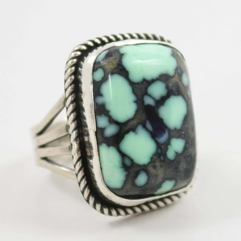 Angel Wing Turquoise Ring