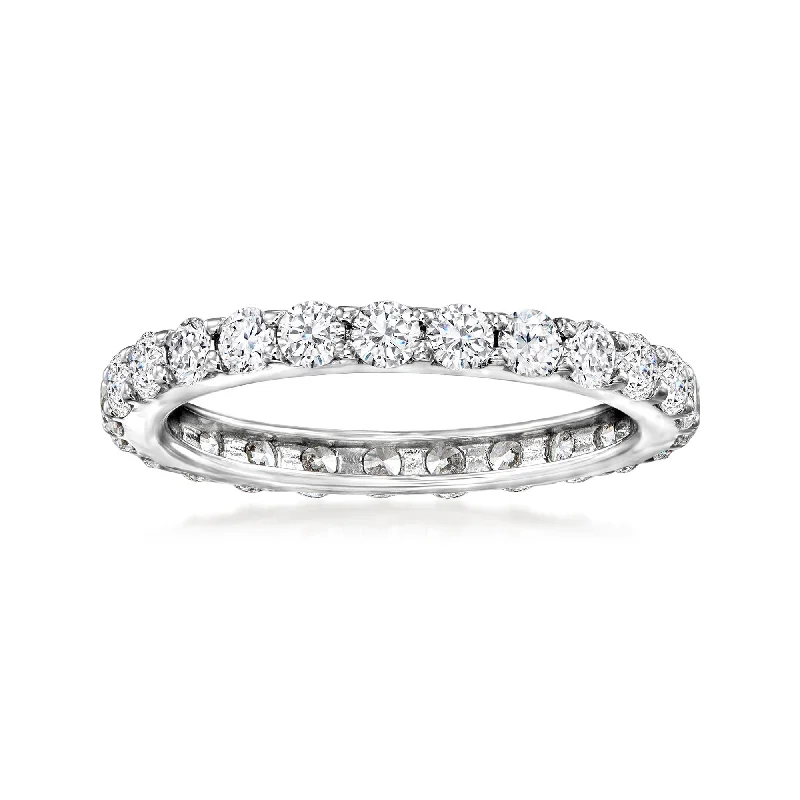 Ross-Simons CZ Eternity Band in 14kt White Gold