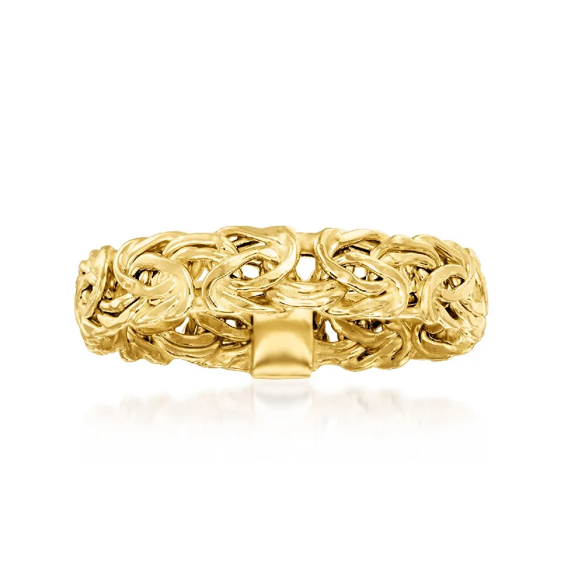 Canaria 10kt Yellow Gold Byzantine Ring