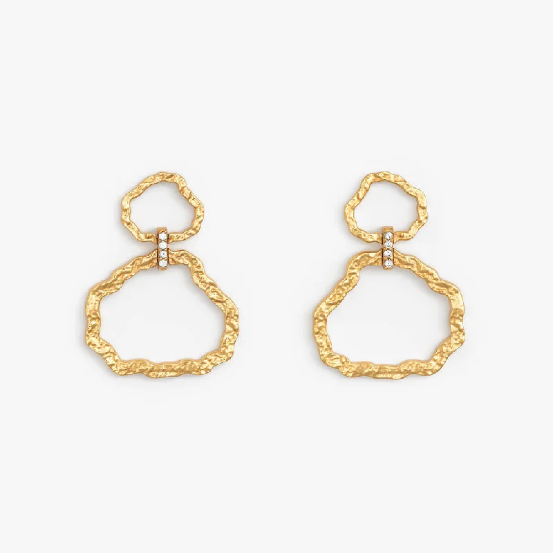 Ansonborough Gold Plated Drop Earring