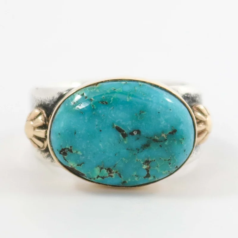 Blue Gem Turquoise Ring