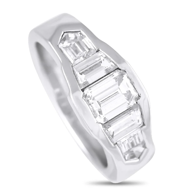 LB Exclusive 18K White Gold 2.75ct Diamond Ring MF29-120424