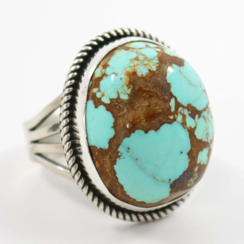 Number Eight Turquoise Ring