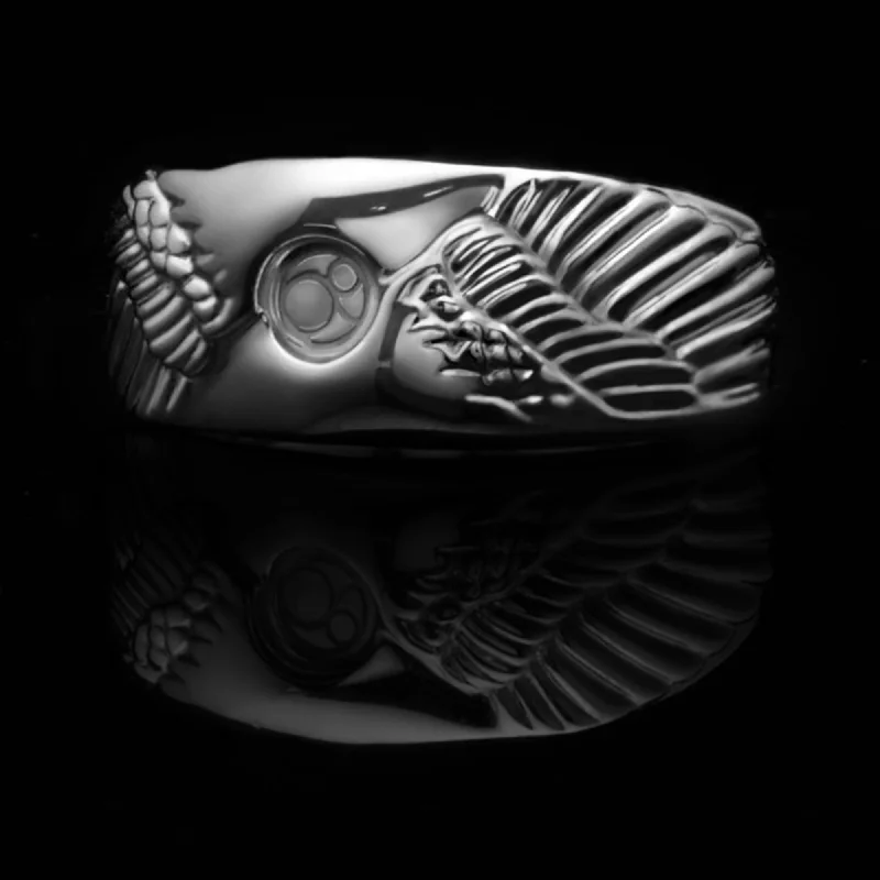 Silver Wing Ring: The Freedom