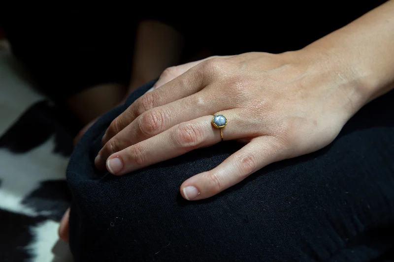 Large Star Sapphire Ring