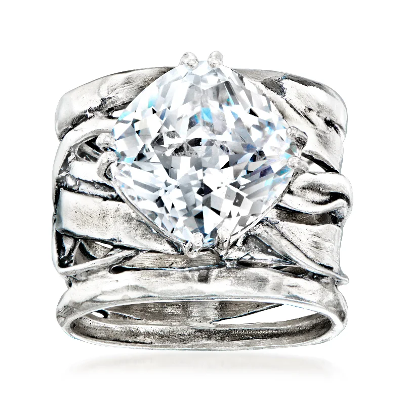 Ross-Simons CZ Ring in Sterling Silver