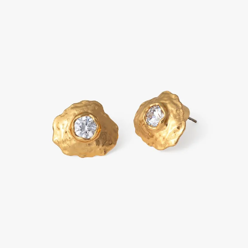 Cannonborough Gold Plated Stud Earring