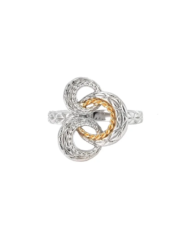 Andréa Candela Bubbles 18K & Silver Ring