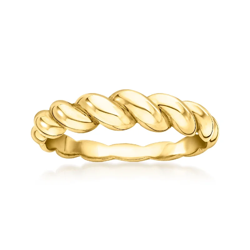 Canaria 10kt Yellow Gold Shrimp Ring