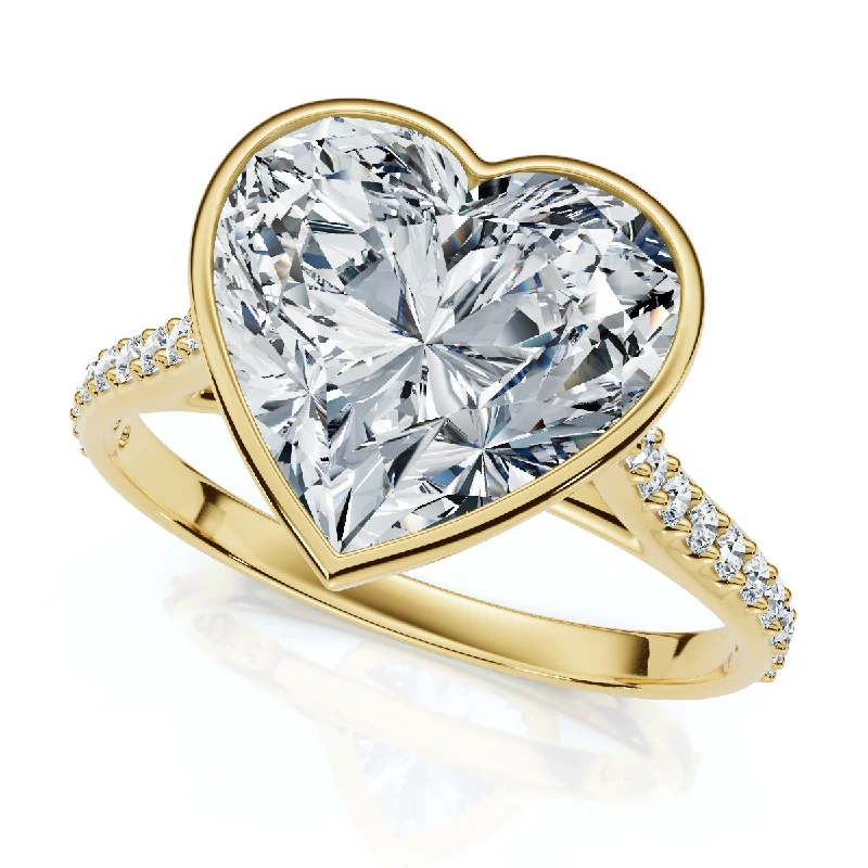 Heart Shape Diamond Engagement Ring