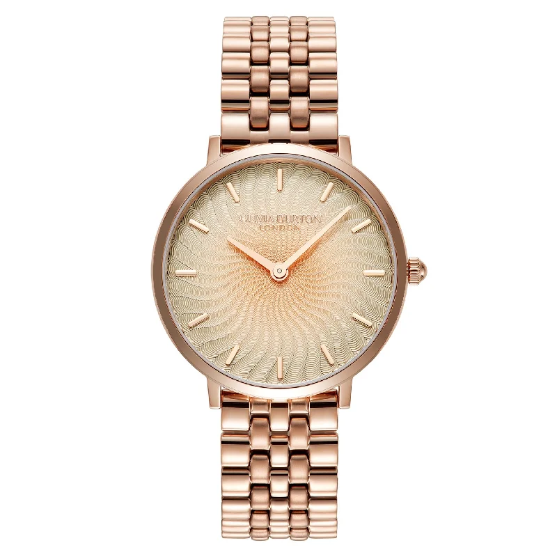 Olivia Burton Rose Gold Steel Light Rose Gold Dial Women's Watch - 24000139