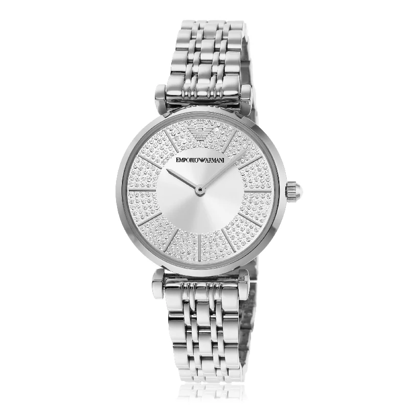 Emporio Armani Stainless Steel Silver Women's Watch AR11445