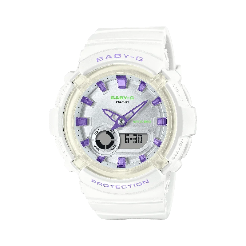 Baby-G White Dial White Resin Band Watch BGA280DN-7A