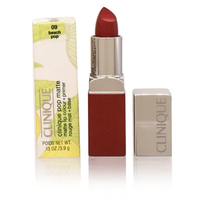 Clinique Pop Matte Lip Color + Primer 09 Beach Pop  .13 Oz  ZTPH09