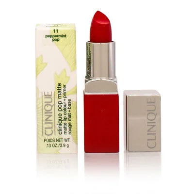 Clinique Pop Matte Lip Color + Primer 11 Peppermint Pop  .13 Oz  ZTPH11