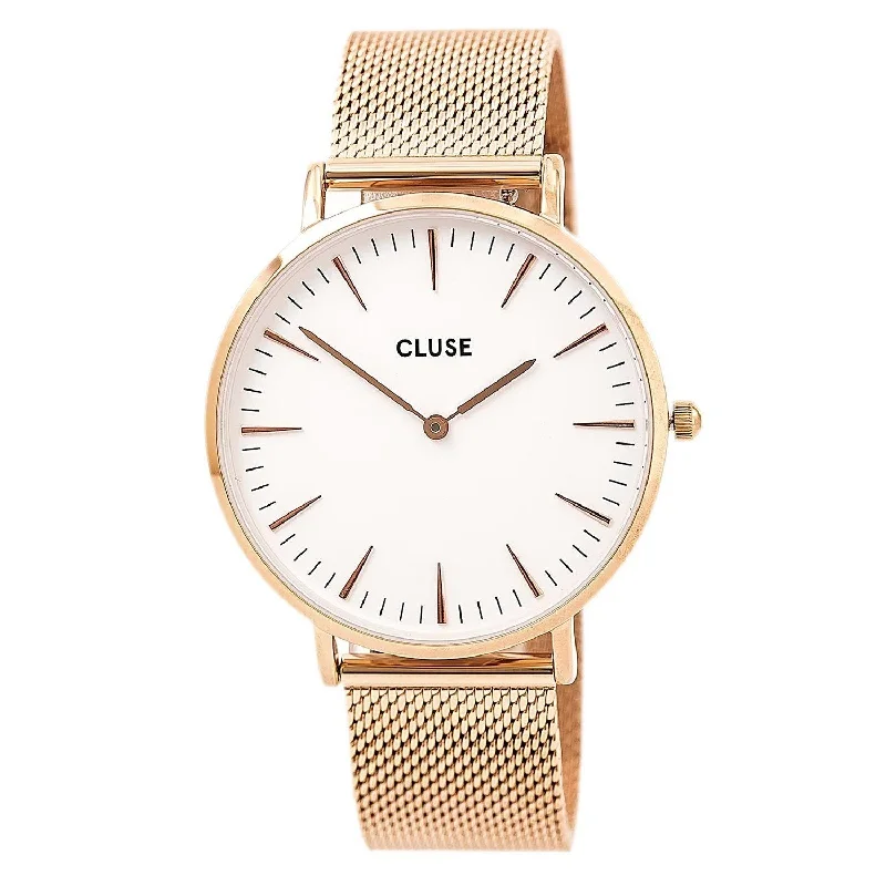 Cluse Women's CL18112 La Boheme Rose-Tone Stainless Steel Watch