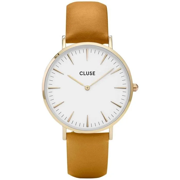 Cluse Women's CL18419 La Boheme Brown Leather Watch