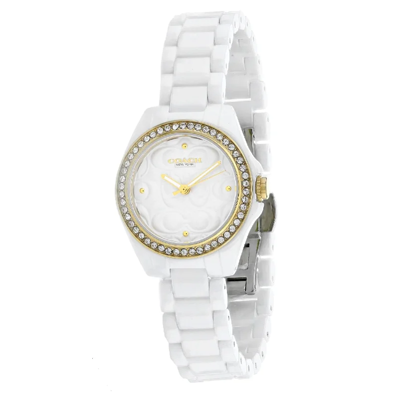 Coach Astor Modern Women's 14503254 White Ceramic Watch