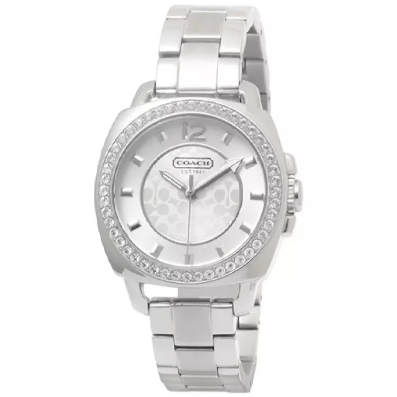 Coach Boyfriend Women's 14501699 Silver Stainless Steel Watch